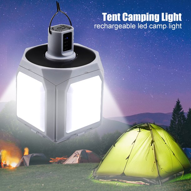 Lámpara Luz LED recargable por USB para acampar al aire libre
