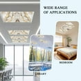 thumbnail image 4 of Ceiling Light Cover for Classroom, White and Gold Marble Texture Magnetic Fluorescent Light Covers Filter for School,Office, 2X4&nbsp; FT, Pack of 4, Abstract Lines, 4 of 8