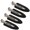 BK, variant on FcBaudy Hair Clips for Women,Hair Clips for Styling,Hair Clips for Girls 4PC Women Men Hair Leaves Clips Seamless Makeup Leaf Clips Hairpin Clips