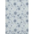thumbnail image 2 of Addison Rugs Mayfield Premium Machine Washable Transitional Holiday Snowflake Sky Rectangle Rug, 10' x 14', 2 of 7