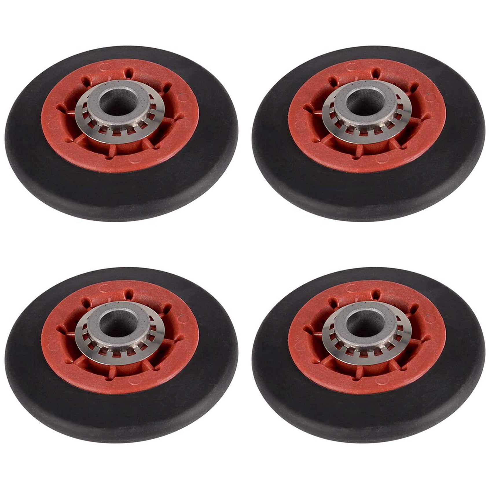 4Pcs 8536974 Dryer Drum Roller & ​2Pcs for 3406107 Dryer Door Switch Assembly Replacement Par