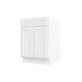 thumbnail image 2 of Furinno Shaker Bath Vanity Cabinet without Top , Ready to Assemble, 21 D x 24 W x 34.5 H, White, 2 of 6