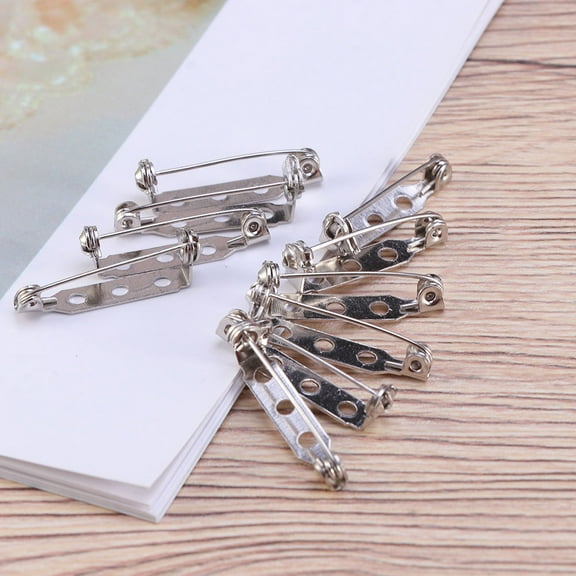 FRCOLOR 120 Pcs Insurance Brooch Clothing Accessories Everyday Wear M Silver