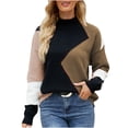 thumbnail image 2 of Puntoco Suéter Mujer Casual Rayas Cuello Redondo Suéter Top Navidad Liquidación Puntoco Puntoco-402, 2 of 4