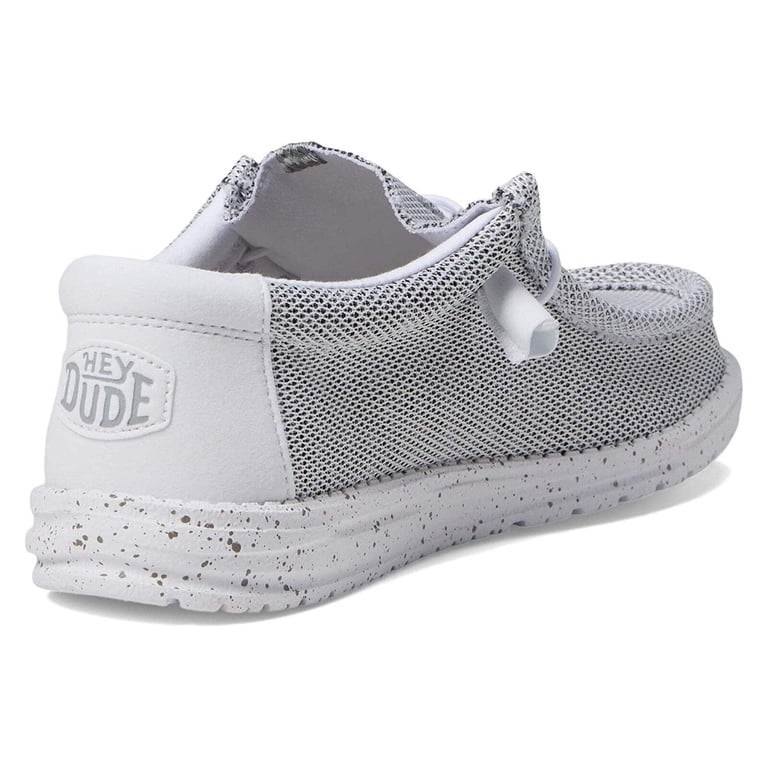 Mens Hey Dude Wally Sox Stone White Casual Shoe - Walmart.com display picture 1