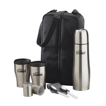 Leeds 1500-04 Cafe Tote for Two - Black