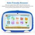 thumbnail image 5 of Kids Edition Tablet， 7 Inch Android 6.0 with 1GB RAM 8GB ROM Dual Camera WiFi USB Kids Software Edition Kids Tablet PC Blue, 5 of 9