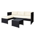 thumbnail image 1 of Sala Exterior Esquinera Derecha Mueble Juego Jardín Ratan beige, 1 of 4