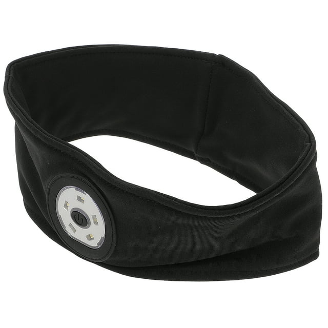 2Pcs LED Sports Headbands USB Rechargeable Headlamp Unisex Running Sweatband