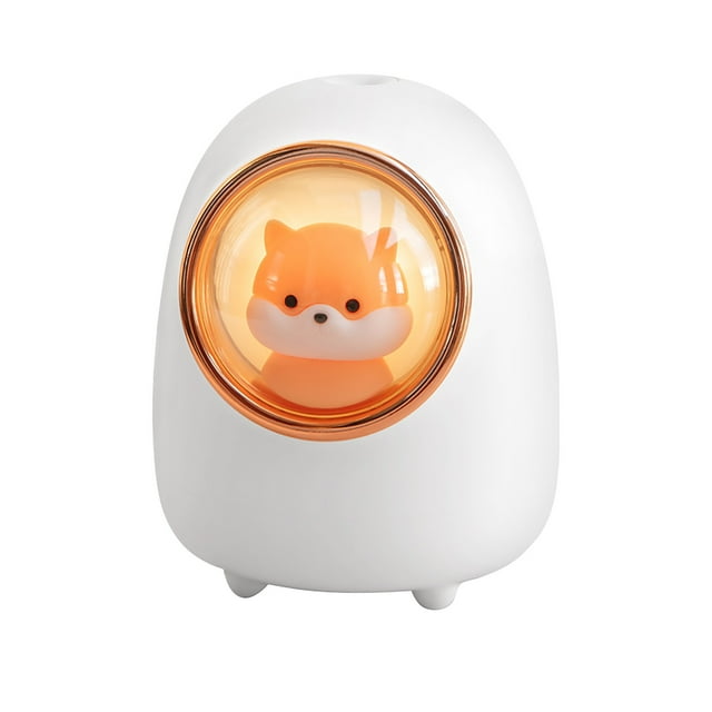 EGNMCR Quality Evaporative Humidifier Space Capsule Small Hamster Mist Maker With LED Night Lamp Air Humidifier