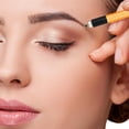 thumbnail image 2 of TISHITA Stainless Steel Manual Pen Permanent Microblading Eyebrow Tool - Gold, as, 2 of 6