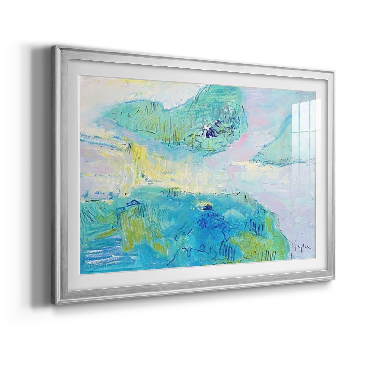Smooth Sailing in the Heartland Premium Framed Print - Ready to Hang