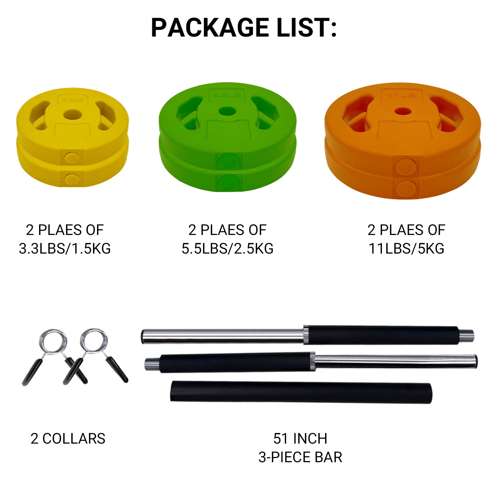 CazToi Cardio Pump Adjustable Barbell Dumbbell All in One Set