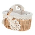 thumbnail image 1 of 1pc tejido de picnic Cesta de picnic Hogar Snacks Sencillo Canasta Cesta de la verdura, 1 of 6