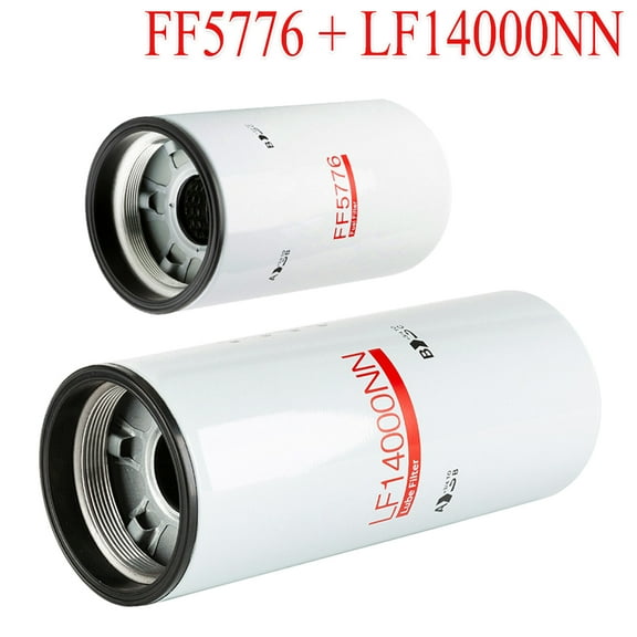 NEW For CUMMINS ISX15 OIL CHANGE KIT LF14000NN, FF5776, 2PACK