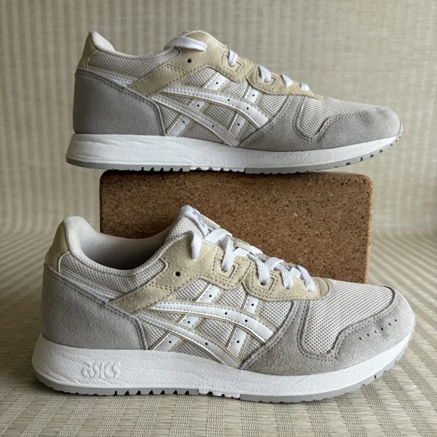 Asics Gel Lyte Classic Retro Shoes Womens Sz 8.5 Beige Running Sneakers 1202A306