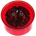 thumbnail image 3 of CCIYU 6Pcs Red Led 12V Round Side Marker Light Clearance Lamp Assembly Trailer Truck, 3 of 5