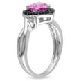 thumbnail image 3 of Everly Women's Created Sapphire and Created Spinel Sterling Silver Ring, 3 of 6