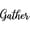 BLACK, variant on Vinyl Wall Art Decal - Gather - 16" x 40" - Thanksgiving Dinner Holiday Season Trendy Seasonal Quote Sticker For Home Kitchen Family Dining Room Living Room Store Window Door Decor