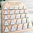 thumbnail image 6 of Cheapark 2024 Acts Of Kindness Wooden Advent Calendar - Daily Surprise Desktop Decor for Family Holiday Countdown & Meaningful Christmas Gift, 6 of 6