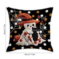 thumbnail image 4 of Halloween Pillow Covers 18x18 Imitation Embroidery Linen Throw Pillow Cases, Decorative Couch Pillow Covers for Sofa Bedroom Living Room, Natural Linen Halloween Decor by OVFUIZ, 4 of 7