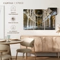 thumbnail image 5 of Elephant Stock Versailles Interior Wall Art - Horizontal Multi Panel Canvas - Living Room Wall Decor - Architecture Multi Panel - Beige And Gray Decor - 50" x 32", 5 of 8