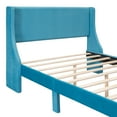 thumbnail image 5 of SESSLIFE Upholstered Platform Bed, Full Bed with a Storage Drawer, Blue Full Bed Frame, Storage Platform Bed Frames, Hold 600 LBS, No Box Spring Needed, Easy Assembly, 5 of 9