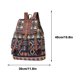 thumbnail image 3 of Ethnic Style Pattern Backpack Canvas Bag Fashionable Personality Travel Strap Backpack, 3 of 5