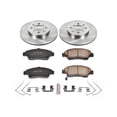 thumbnail image 3 of Power Stop Front Stock Replacement Brake Pad and Rotor Kit KOE5382 Fits 2013 Honda Fit, 3 of 8