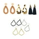 thumbnail image 3 of Paquete de 12 pendientes acrílicos borlas geométricas Estilos étnicos hechos a mano Chic atractivo Diseño único Material Premium Material Ear Drop Blob Acrílico Inevent AP008673-02B, 3 of 5