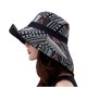 thumbnail image 2 of Sombrero de pescador informal con doble cara y puños estilo étnico para mujer, 2 of 5