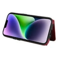 thumbnail image 4 of Nalacover for iPhone 13 Ring Holder Wallet Case with Kickstand Magnetic Clasp, Credit Card Slots Holder Premium PU Leather Purse Cover, TPU Bumper Shockproof Anti-Scratches Case,Red, 4 of 17