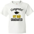 thumbnail image 3 of Inktastic Congrats My Dad Graduated with cap Youth T-Shirt, 3 of 5