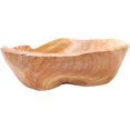 thumbnail image 1 of 1 frutero tallado en raíz, plato de fruta único para sala de estar, forma aleatoria, centro de mesa decorativo para el hogar o la cocina, diseño natural para frutas y bocadillos, 1 of 6