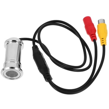 3.6mm Focus Lens 800TVL 1/4 Inch CMOS Video Sensor CCTV Mini Door Eye Hole Color Camera Pinhole Video Camera Support View Angle 90 Degree for Indoor Survelliance