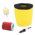 Air Filter Oil Filter Spark Plug For Suzuki 19872001 Quadrunner 250