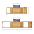 thumbnail image 6 of Casafield Bathtub Caddy, Expandable Bamboo Bath Tray and Tub Organizer, 6 of 7