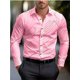 thumbnail image 1 of Camisa casual de estilo retro a la moda para hombre con cuello abotonado, suave y cómoda, para hombre, talla grande, 1 of 6