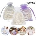 thumbnail image 1 of HLONK 200Pcs Candy Gift Bags Present Wrapping Bag Wrapping Wedding Candy Bag 2.76 x 3.54inch Gray, 1 of 7
