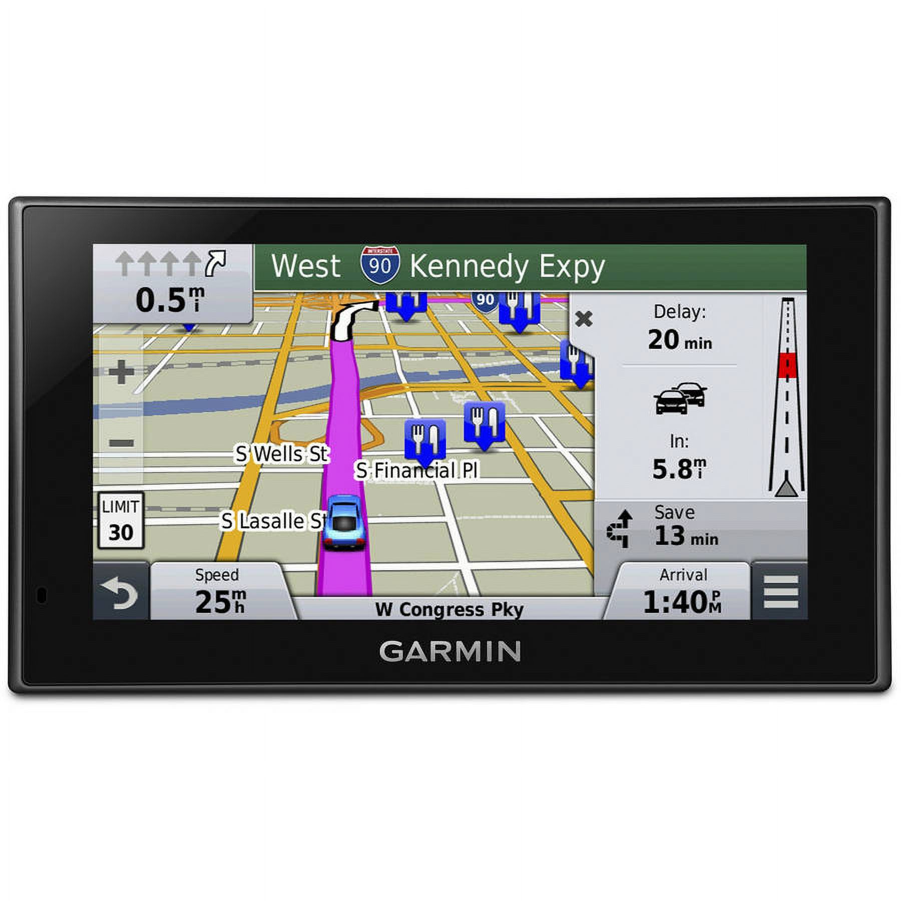 Garmin nuvi 2699LMT HD 6" GPS with Lifetime Maps and HD Traffic (010-01188-00) - image 2 of 5