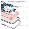 thumbnail image 2 of FFIY for iPhone XR Case, Heavy Duty Shockproof Protection Hard Plastic+Silicone Rubber Hybrid Protective Case for FFIY iPhone XR 6.1 Inch 2018 Navy Blue, 2 of 7