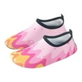 thumbnail image 3 of Gubotare Water Shoes Toddler Toddler Water Shoes Girls Boys Swim Beach Shoes Barefoot Aqua Socks Kids Non-Slip Water Socks (Pink,Little Kids 12.5), 3 of 5
