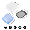 thumbnail image 5 of Silicona Alimentos Almacenamiento Bolsa 3 uds, Reutilizables Congelador Bolsas Silicona Contenedores Snack Bolsas para Comida Carne Fruta Verduras-Blanco+Azul+Gris (S+M+L), 5 of 5