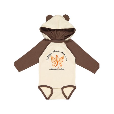 

Inktastic Multiple Sclerosis Butterfly 6.1 Gift Baby Boy Long Sleeve Bodysuit