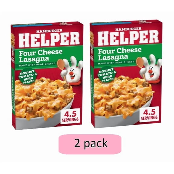 Hamburger Helper Four Cheese Lasagna, 5.5 oz Box