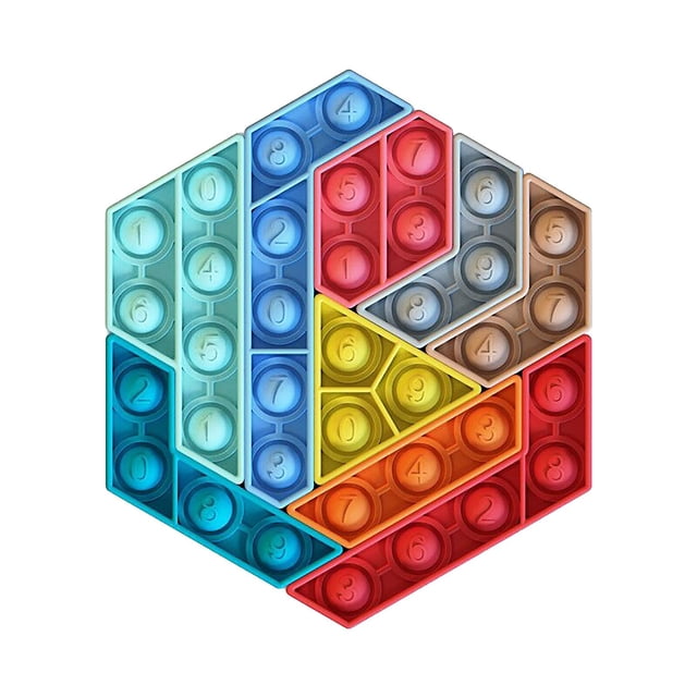 Juguete sensorial Push Bubble Fidget para aliviar el estrés del autismo