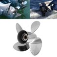 thumbnail image 1 of Hélice Fueraborda, Hélice Marina De Acero Inoxidable De Repuesto Con Rotación Izquierda Para Yates Para Barcos Para Caja De Cambios De 40-140 Caballos De Fuerza De 4-1/4, 1 of 7