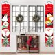thumbnail image 3 of CHAO Pancartas decorativas navideñas para exteriores: trío navideño, carteles navideños, pancartas navideñas, decoraciones navideñas para puertas, 3 of 5