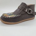 thumbnail image 5 of Zapatos de mujer Punta redonda Retro Gato Estampado Estilo étnico Hebilla de gamuza Zapatos casuales planos Wmkox8yii FOPL1563, 5 of 5