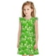 thumbnail image 1 of Balery Green Cucumber Camisón de princesa para niñas, pijama de algodón con mangas abullonadas, suave y bonito.-Large, 1 of 6